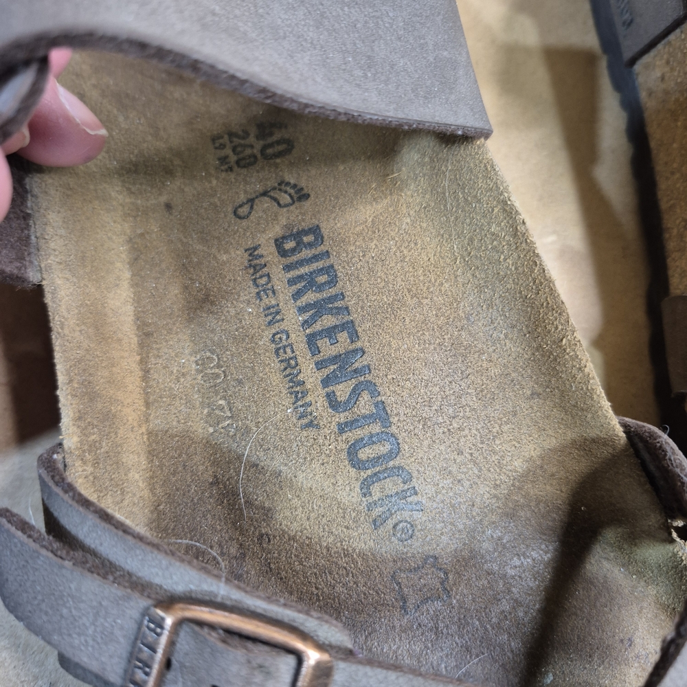 Birkenstock Brown Sandals 3063 - Picture 3 of 9